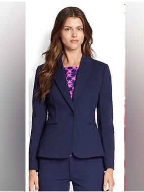 Lilly Pulitzer Vibrant Blue Blazer, Large